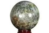 Polished Dendritic Agate Sphere - Madagascar #218906-1